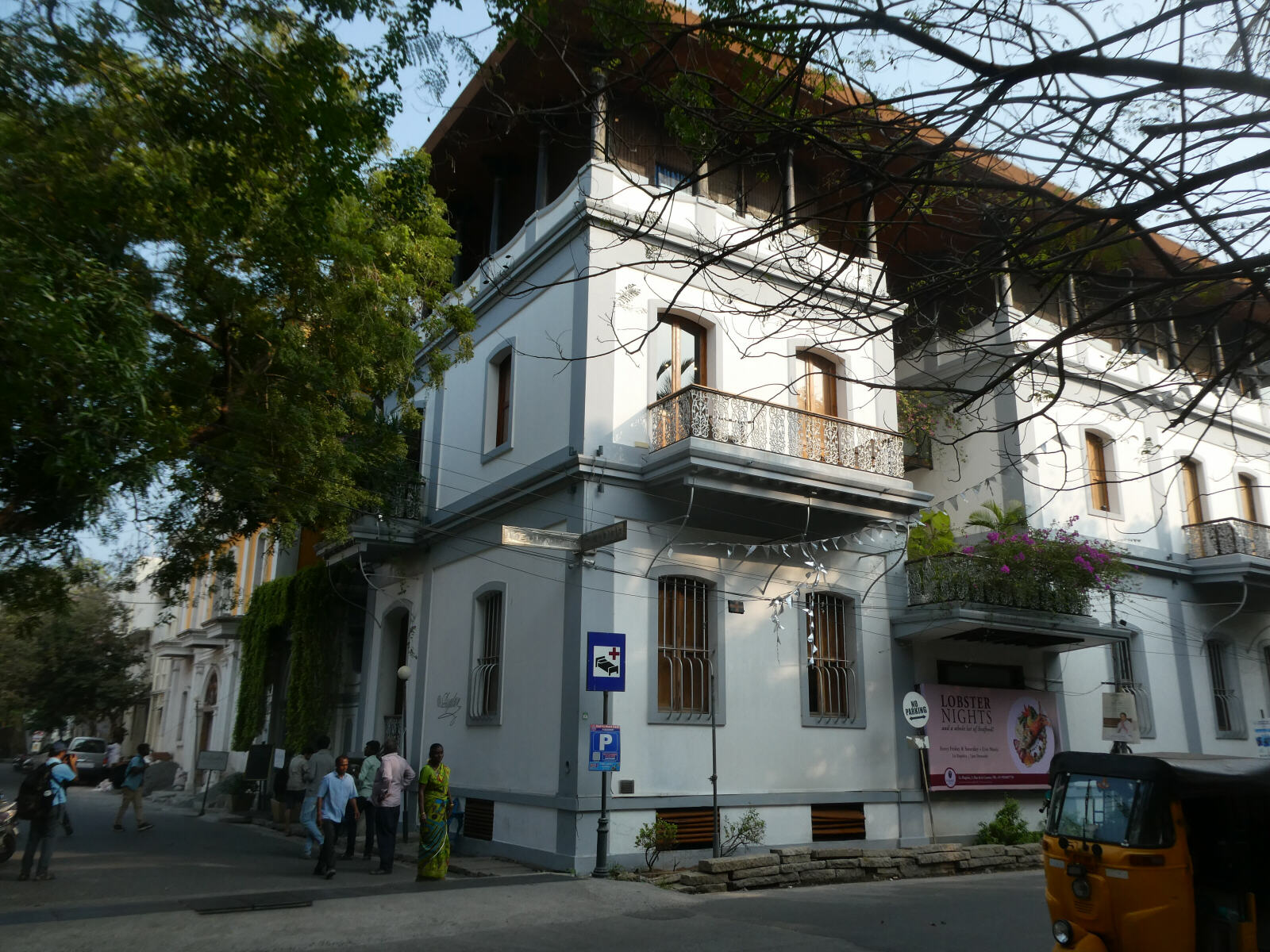 Le Dupleix hotel in an old colonial mansion in Pondicherry, India Le Dupleix hotel in an old colonial mansion in Pondicherry, India