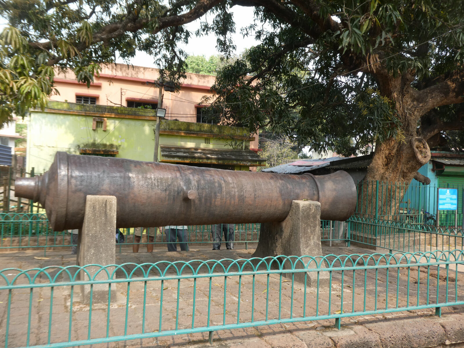 The barrel of a big cannon at Bishnapur, West Bengal, India The barrel of a big cannon at Bishnapur, West Bengal, India