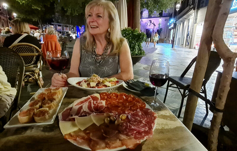 Meats and cheeses in Plaza Cort, Palma