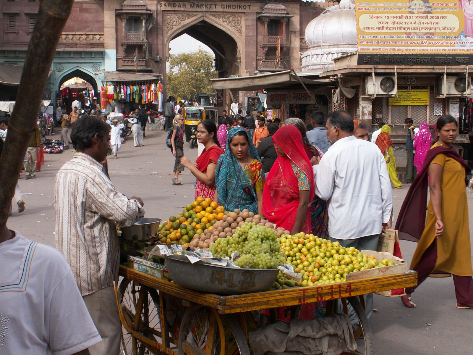 Sardar market in Jodhpur, India in 2009