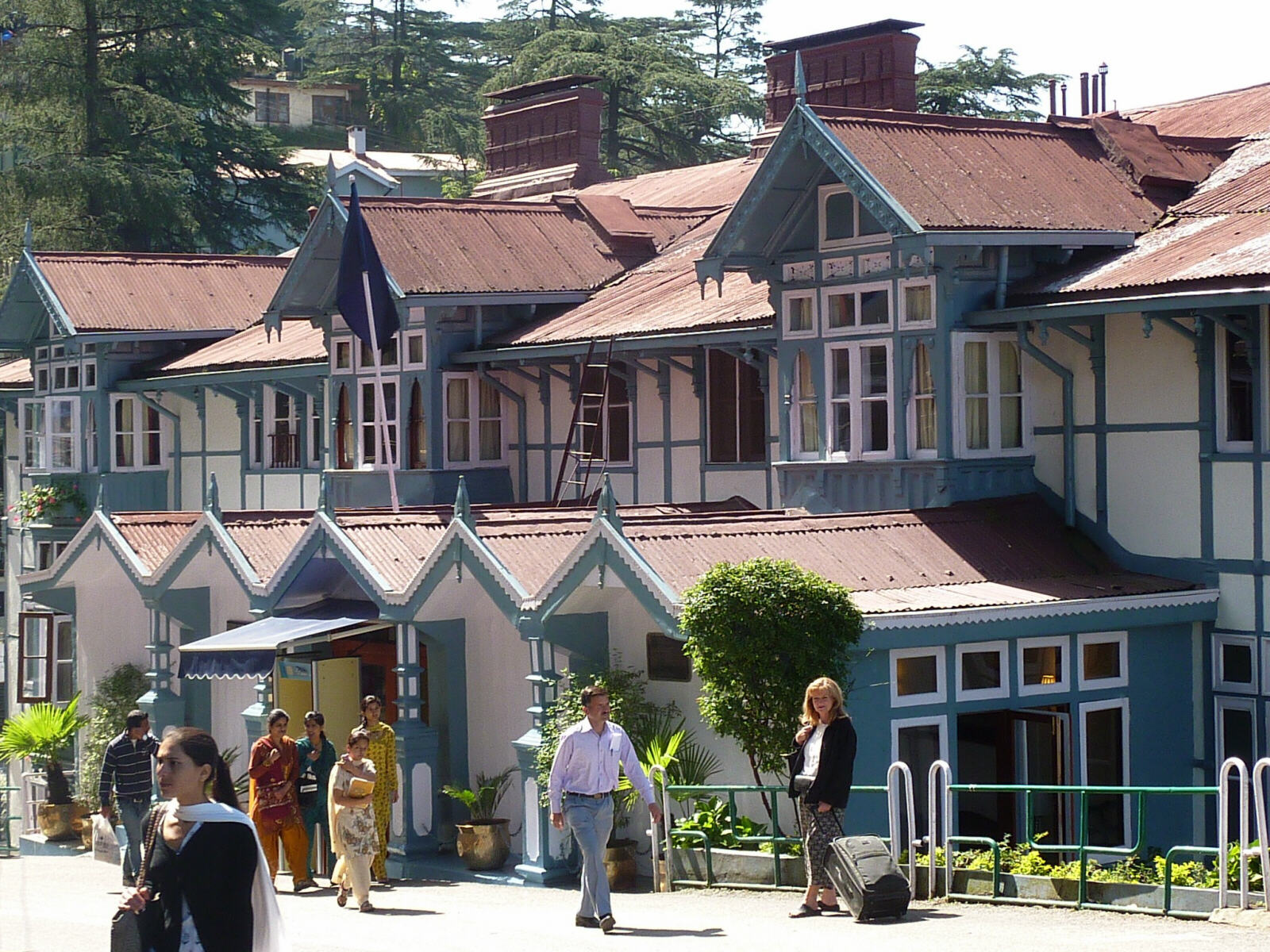 Colonial-style Clarke's hotel in Shimla, India in 2011