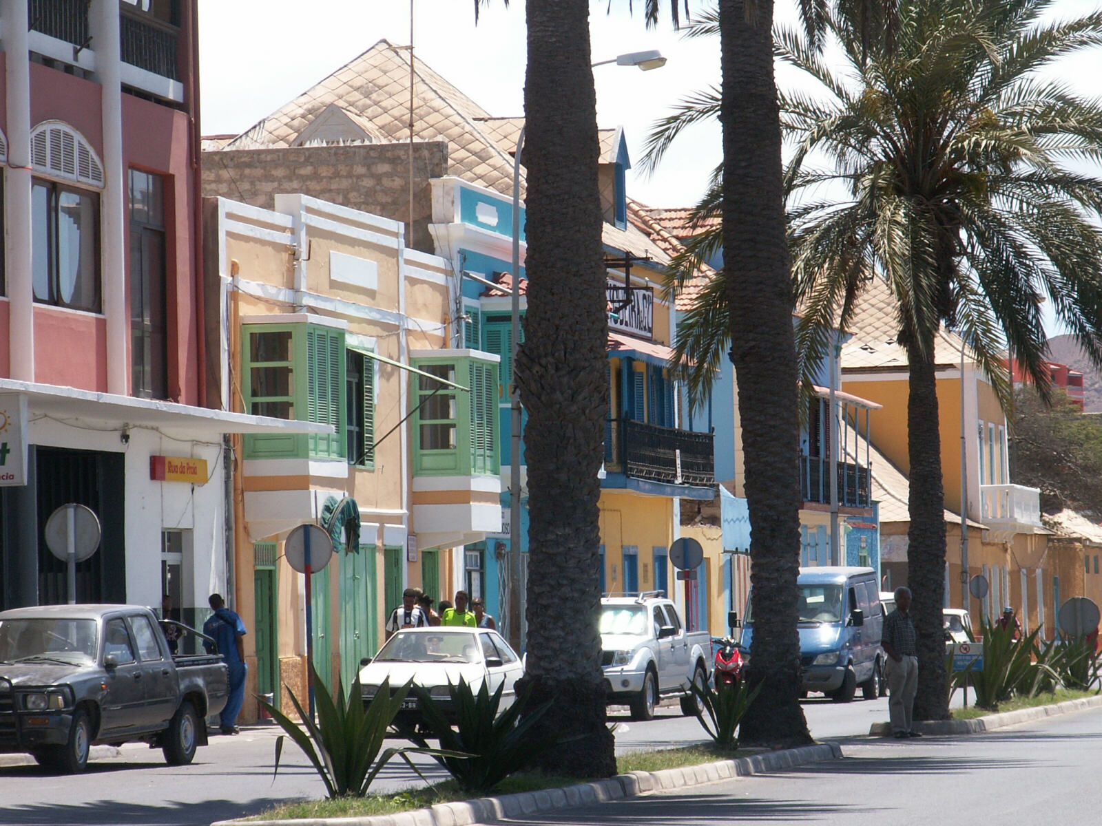 Seafront promenade in Mindelo, Sao Vicente island, Cape Verde in 2009