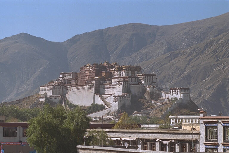 The Potala in Lhasa, Tibet in 1996