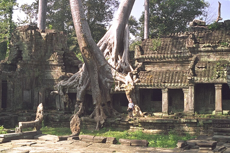 Preah Khan at Angkor in Cambodia in 1999