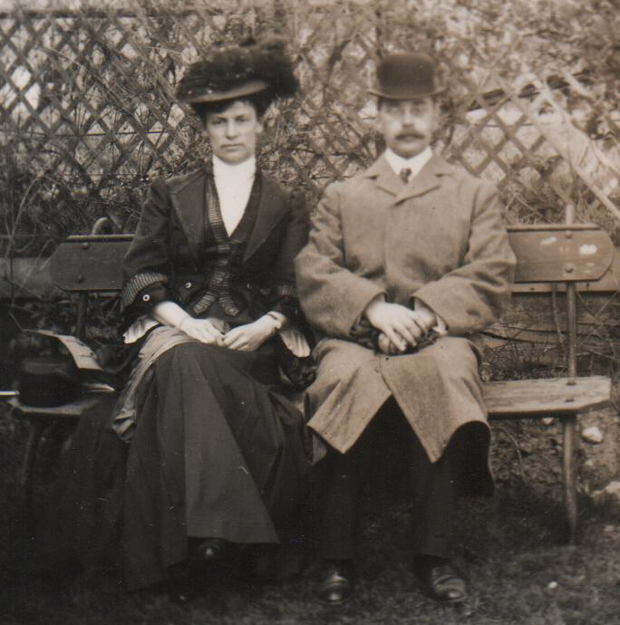 Dr Henry Rupert Marsh and Gertrude Wilcock in 1908