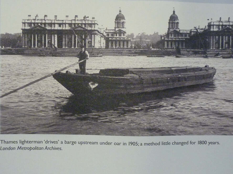 Lighterman on the Thames in 1905